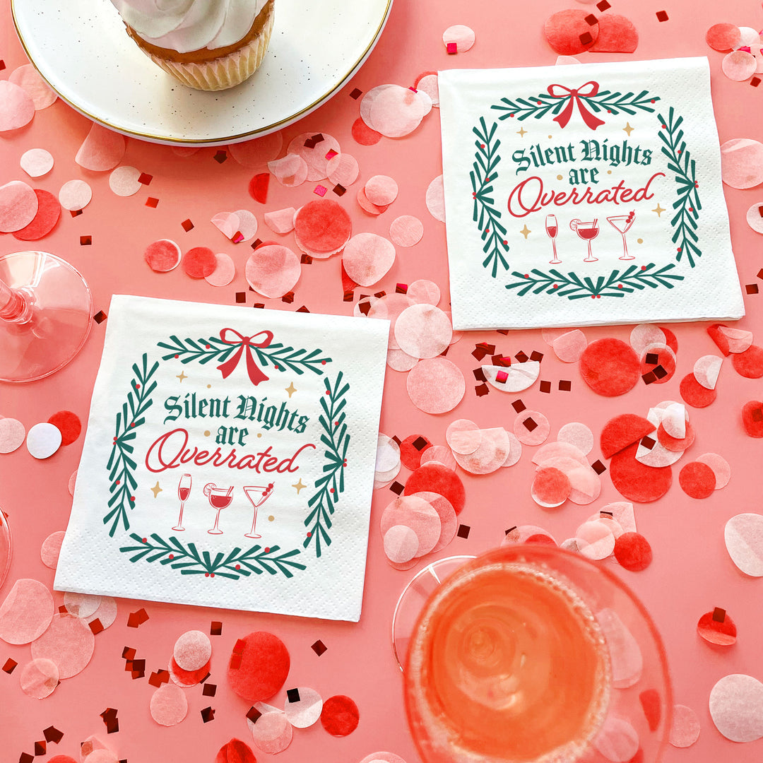Napkins - Silence Nights are Overrated - 24 Ct