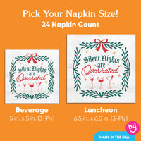 Napkins - Silence Nights are Overrated - 24 Ct