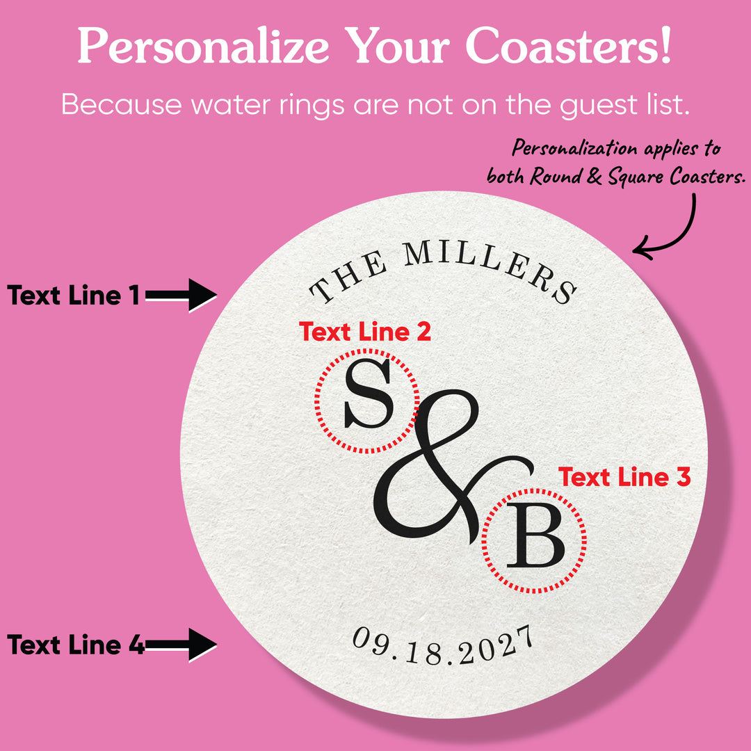 Custom Text Coasters - Simple Script