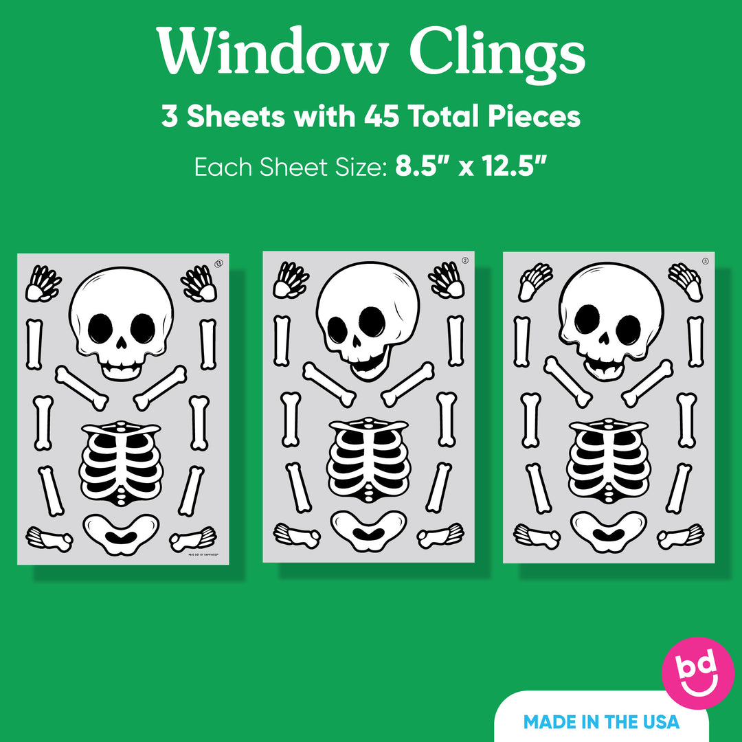 Skeletons Window Clings