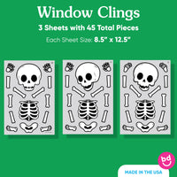 Skeletons Window Clings