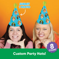 Custom Monster Truck Cone Hat - 8 Ct