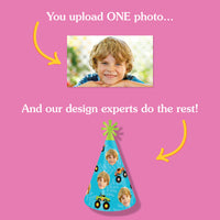 Custom Monster Truck Cone Hat - 8 Ct