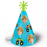 Custom Monster Truck Cone Hat - 8 Ct