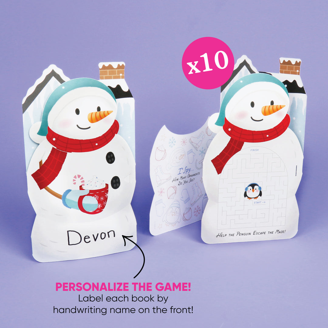 Snowman Activity Books - 10 Ct