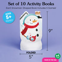 Snowman Activity Books - 10 Ct