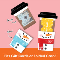 Assorted Snowman Nifty Gifty Card Holders - 8 Ct