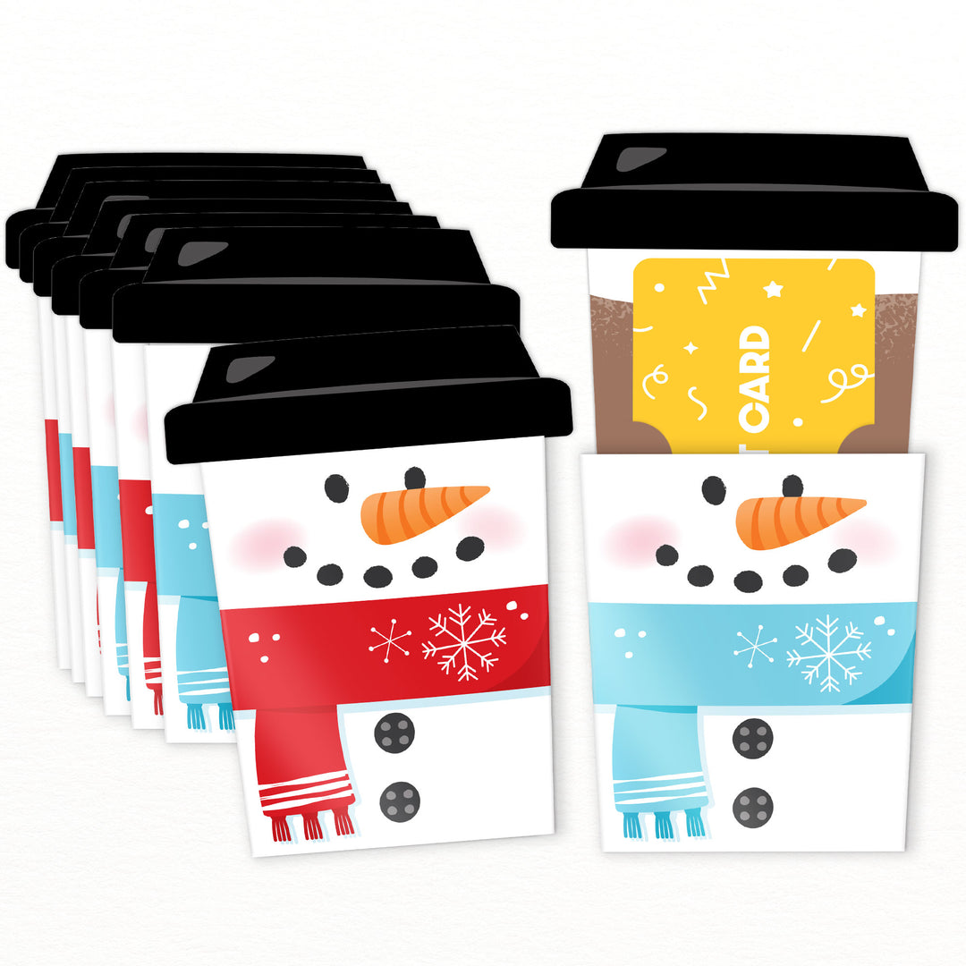 Assorted Snowman Nifty Gifty Card Holders - 8 Ct