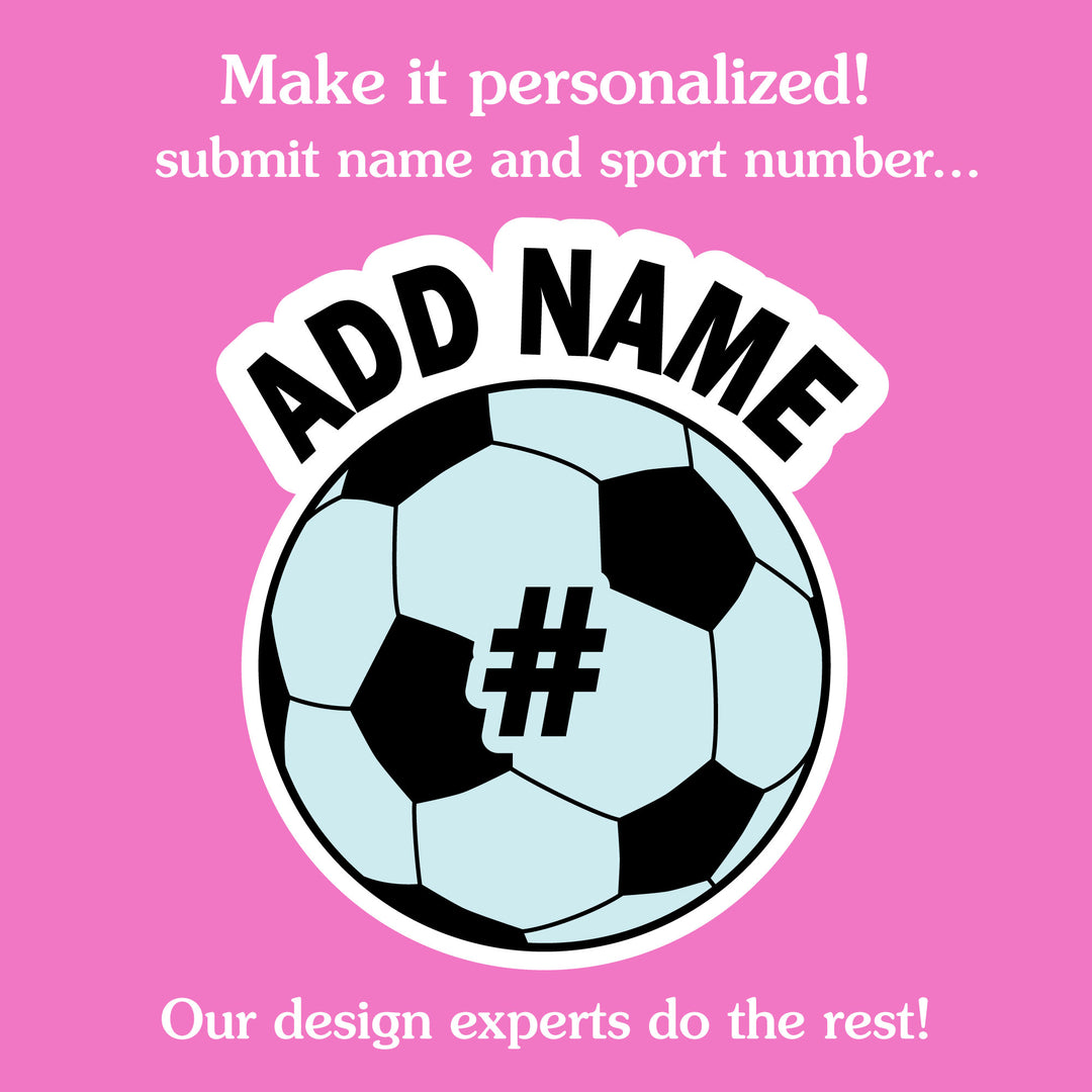 Custom Text Soccer Temporary Tattoos - 12 Ct