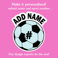 Custom Text Soccer Temporary Tattoos - 12 Ct