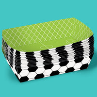 Soccer Party Paper Food Trays