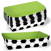 Soccer Party Paper Food Trays