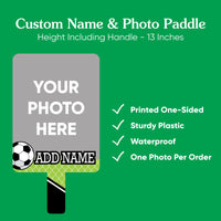 Custom Grad Soccer Photo Paddle 1, 3, 6, or 12 Ct