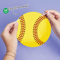 Softball Garland Banner - 15 Pc