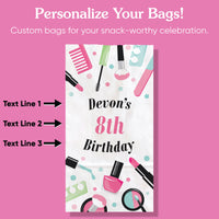 Custom Text Popcorn Bag - Spa Day - 25 Ct