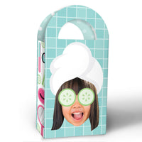 Custom Face Spa Day Paper Favor Bags - 12 Ct