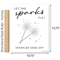 Sparkler Send Off Wedding Yard Sign (Copy)