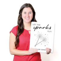 Sparkler Send Off Wedding Yard Sign (Copy)