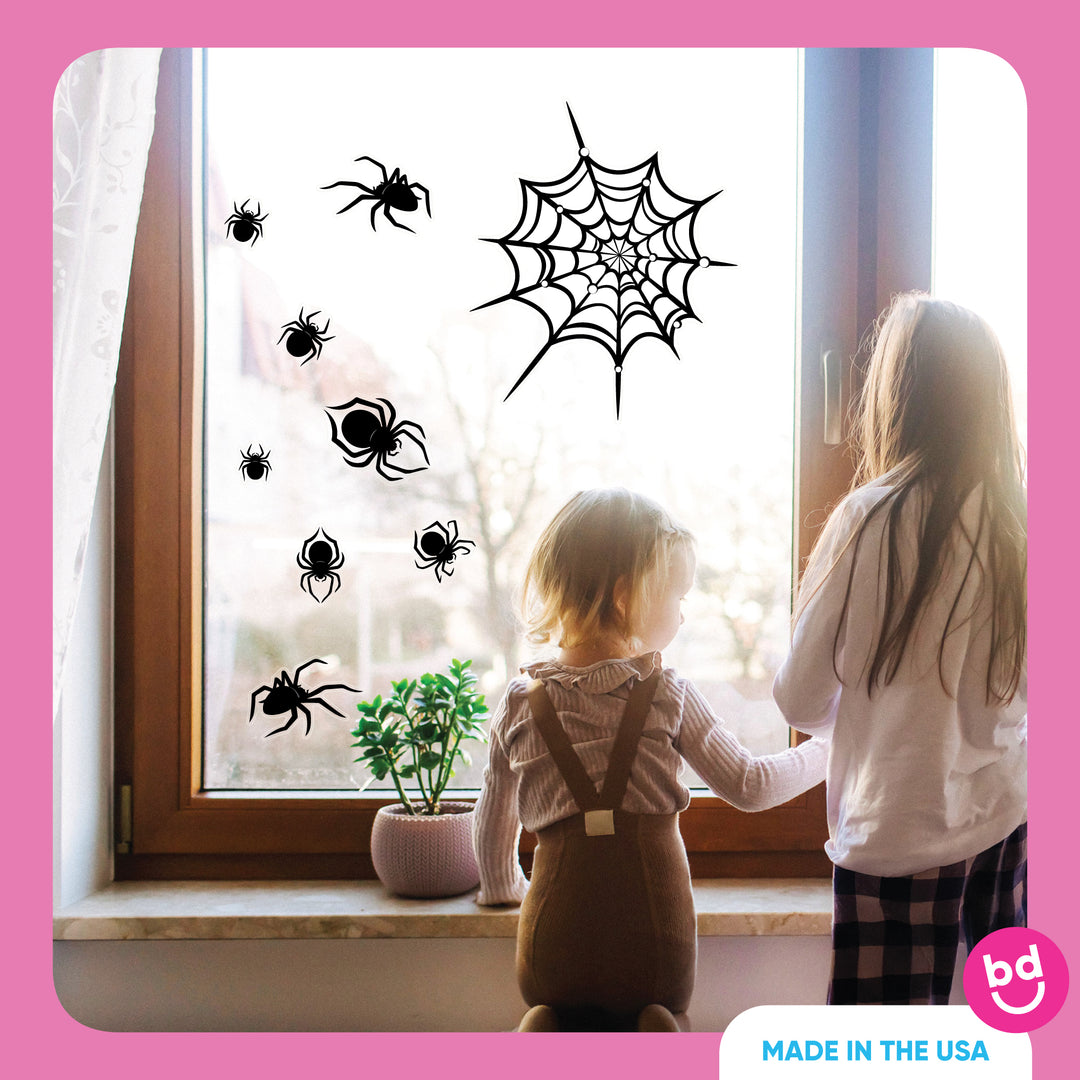 Spider Webs Window Clings