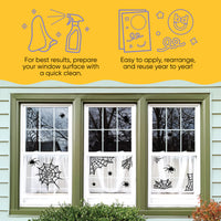 Spider Webs Window Clings