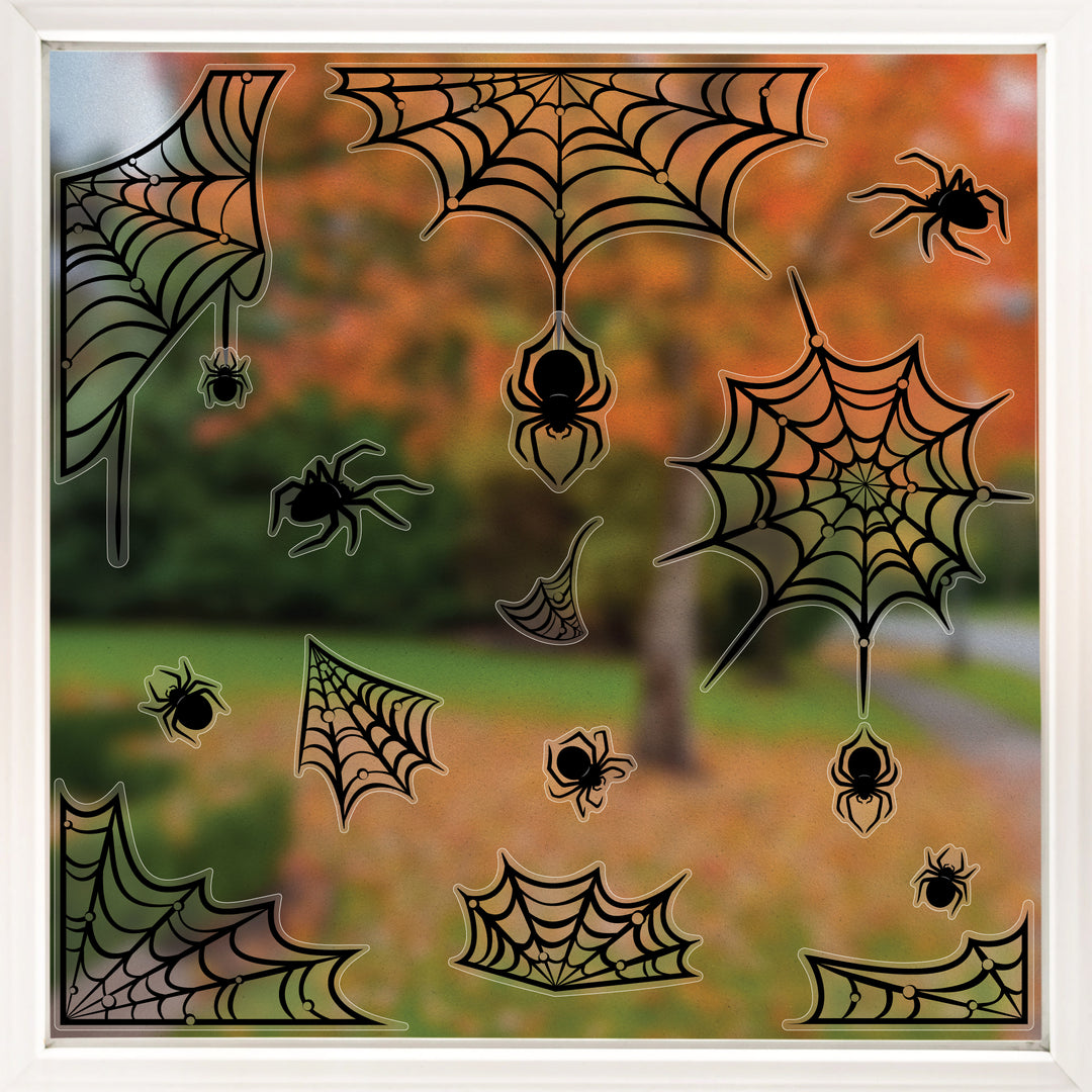 Spider Webs Window Clings
