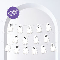 Spooky Ghost Garland Banner - 15 Pc
