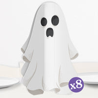 Spooky Ghost 3D Centerpieces - 8 Ct
