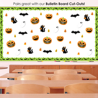 Spooky Halloween - Scalloped Classroom Decor - Bulletin Board Borders - 51 Feet