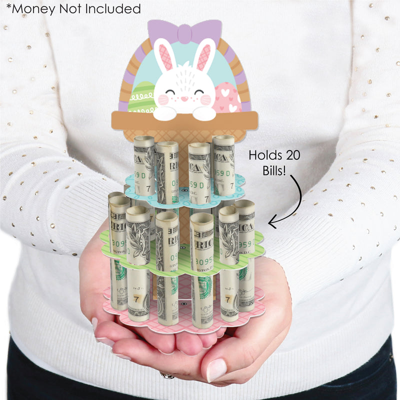 Spring Easter Bunny - DIY Happy Easter Party Money Holder Gift - Cash Cake