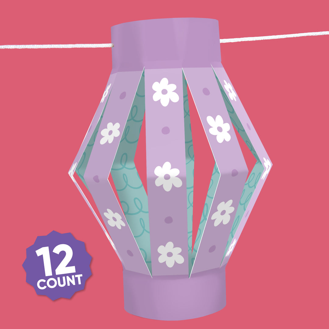 Spring Easter Hanging Paper Lanterns