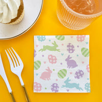 Napkins - Spring Easter Bunny - 24 Ct