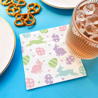 Napkins - Spring Easter Bunny - 24 Ct