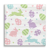 Napkins - Spring Easter Bunny - 24 Ct