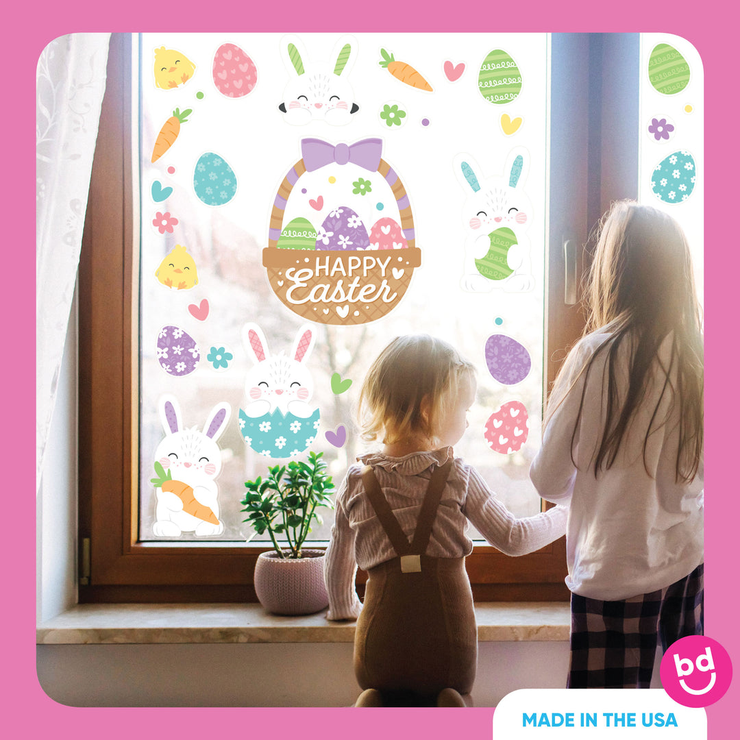 Spring Easter Window Clings