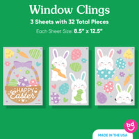 Spring Easter Window Clings