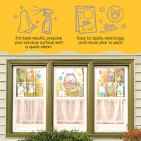 Spring Easter Window Clings