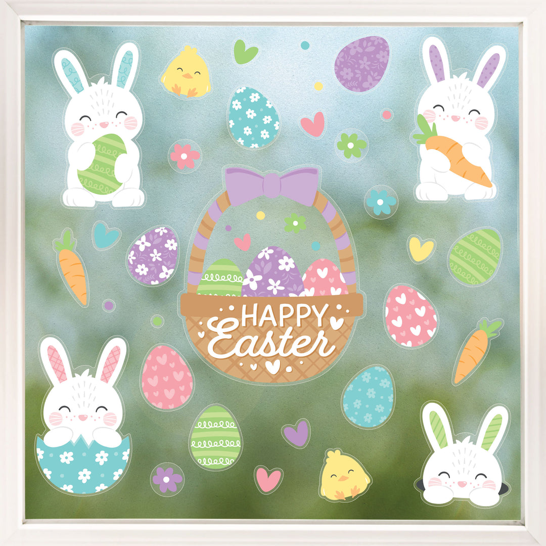 Spring Easter Window Clings