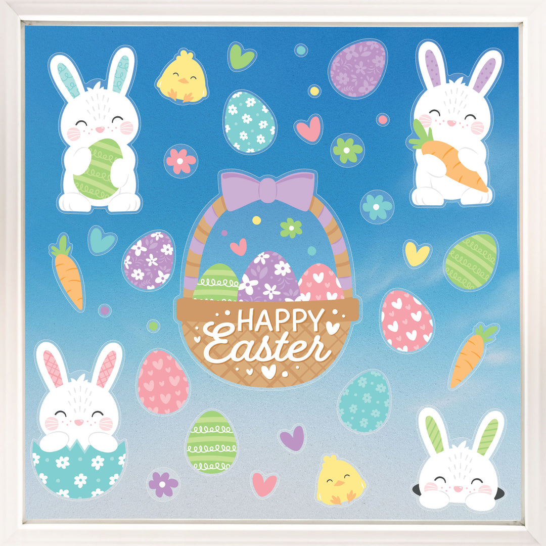Spring Easter Window Clings