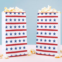 Stars & Stripes popcorn bags patriotic treat bags 4th of July party