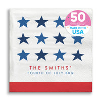 Custom Text - Stars & Stripes Napkins
