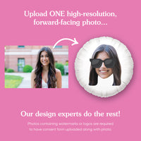 Personalized Fun Face Sunglasses Balloon - Double Sided - 1 Ct