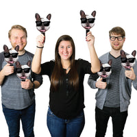 Custom Sunglasses Fun Face Photo Paddles