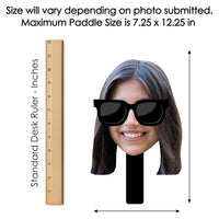 Custom Sunglasses Fun Face Photo Paddles