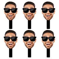 Custom Sunglasses Fun Face Photo Paddles