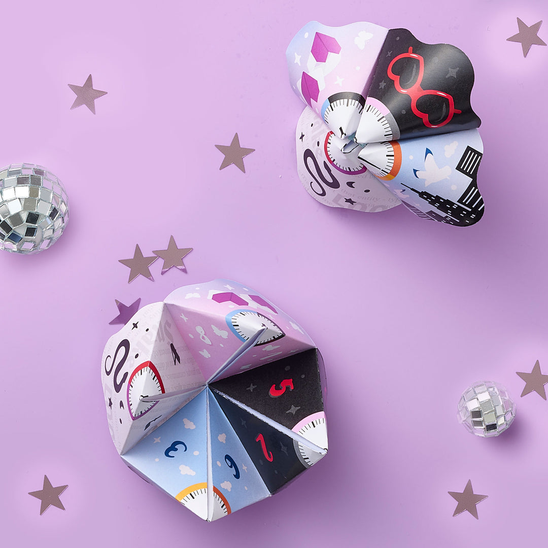 In My Party Era - Celebrity Concert Party Cootie Catcher Game - Truth or Dare Fortune Tellers - Set of 12