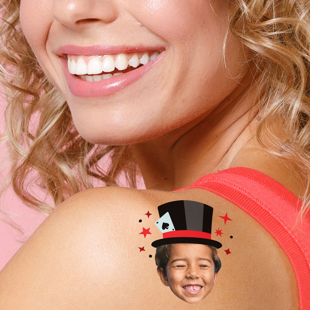 Custom Magic Show Temporary Tattoos - 12 Ct