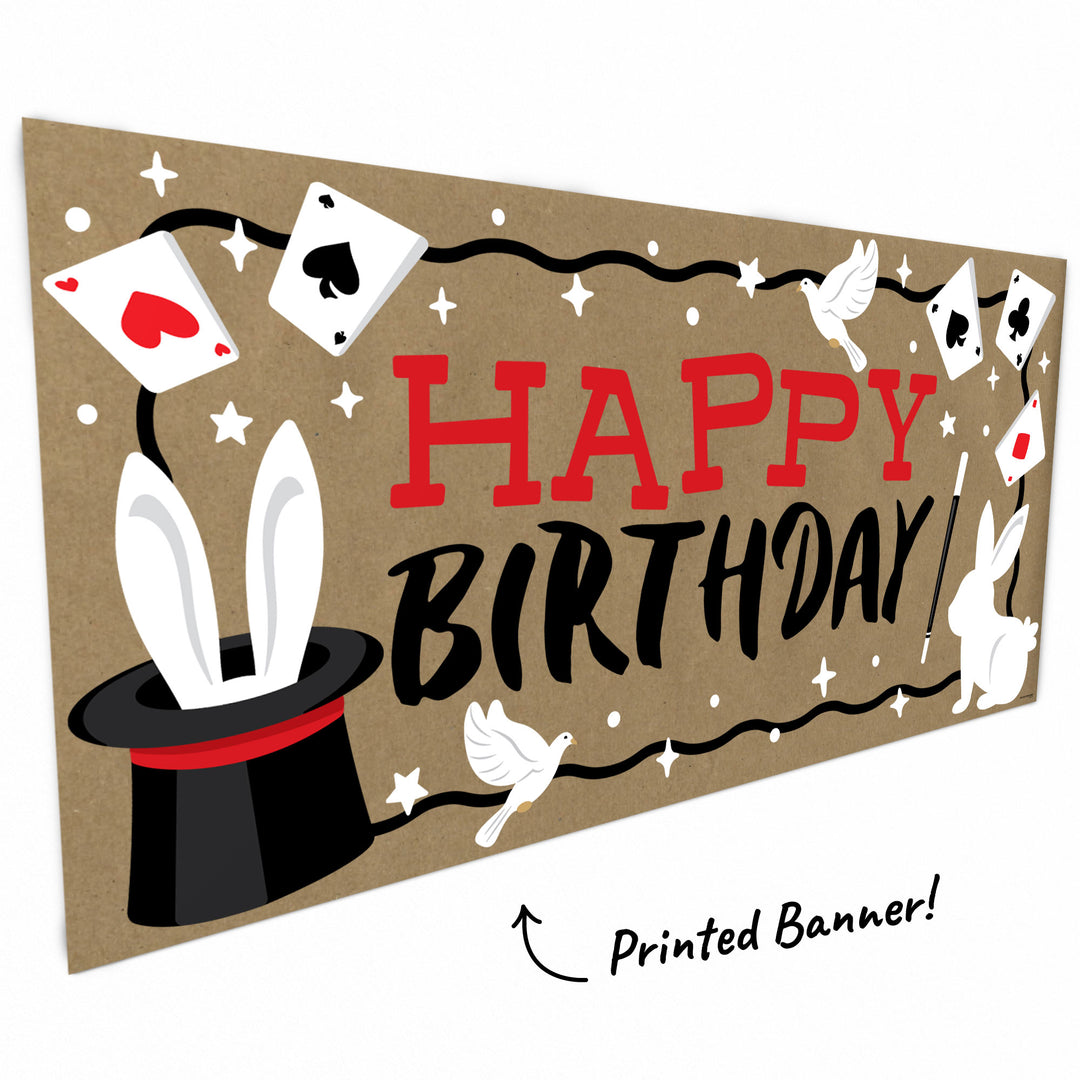 Close-up of playing cards and bunny hat artwork