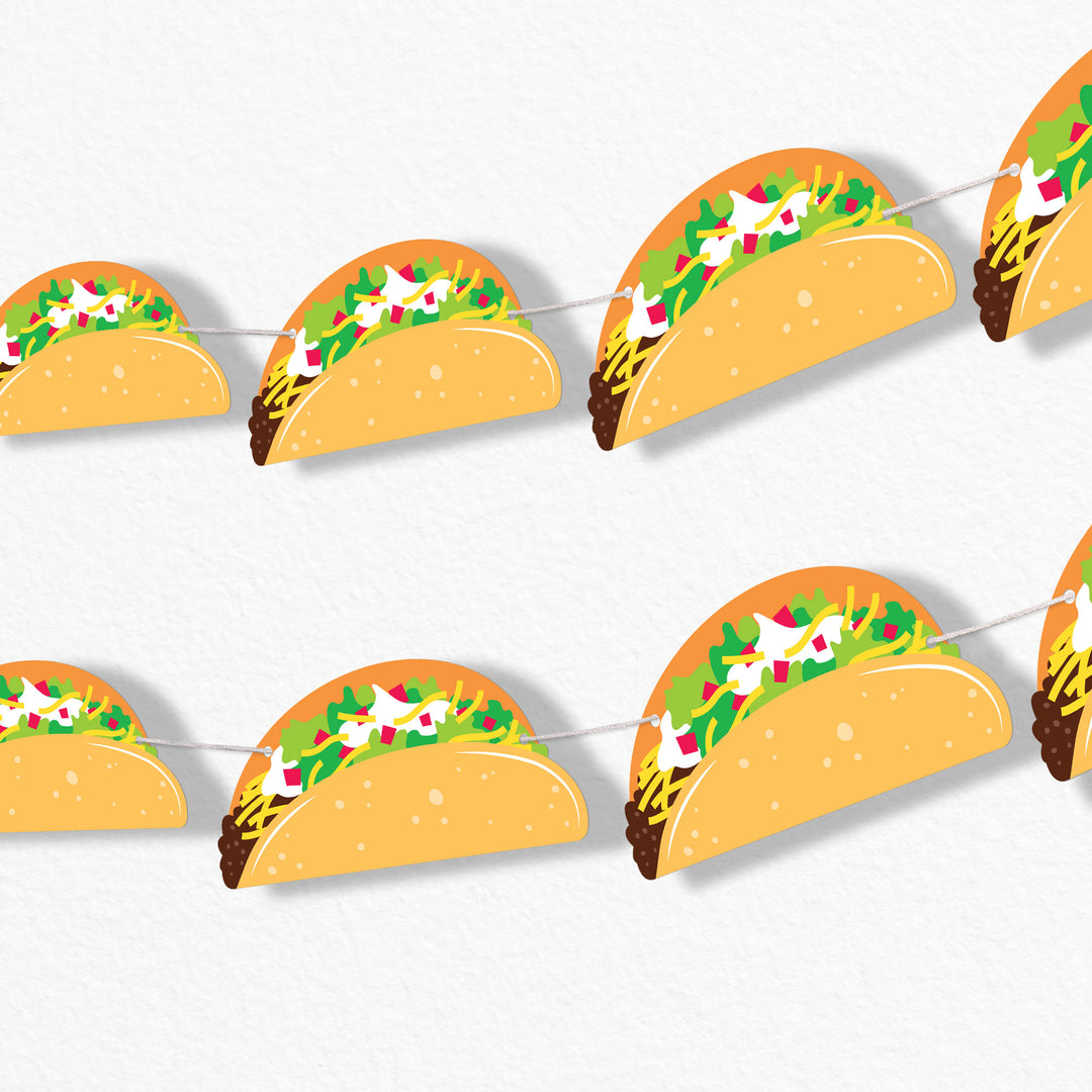 Taco Bout Fun Garland Banner - 15 Pc