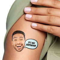 Custom Speech Bubble Temporary Tattoos - 12 Ct