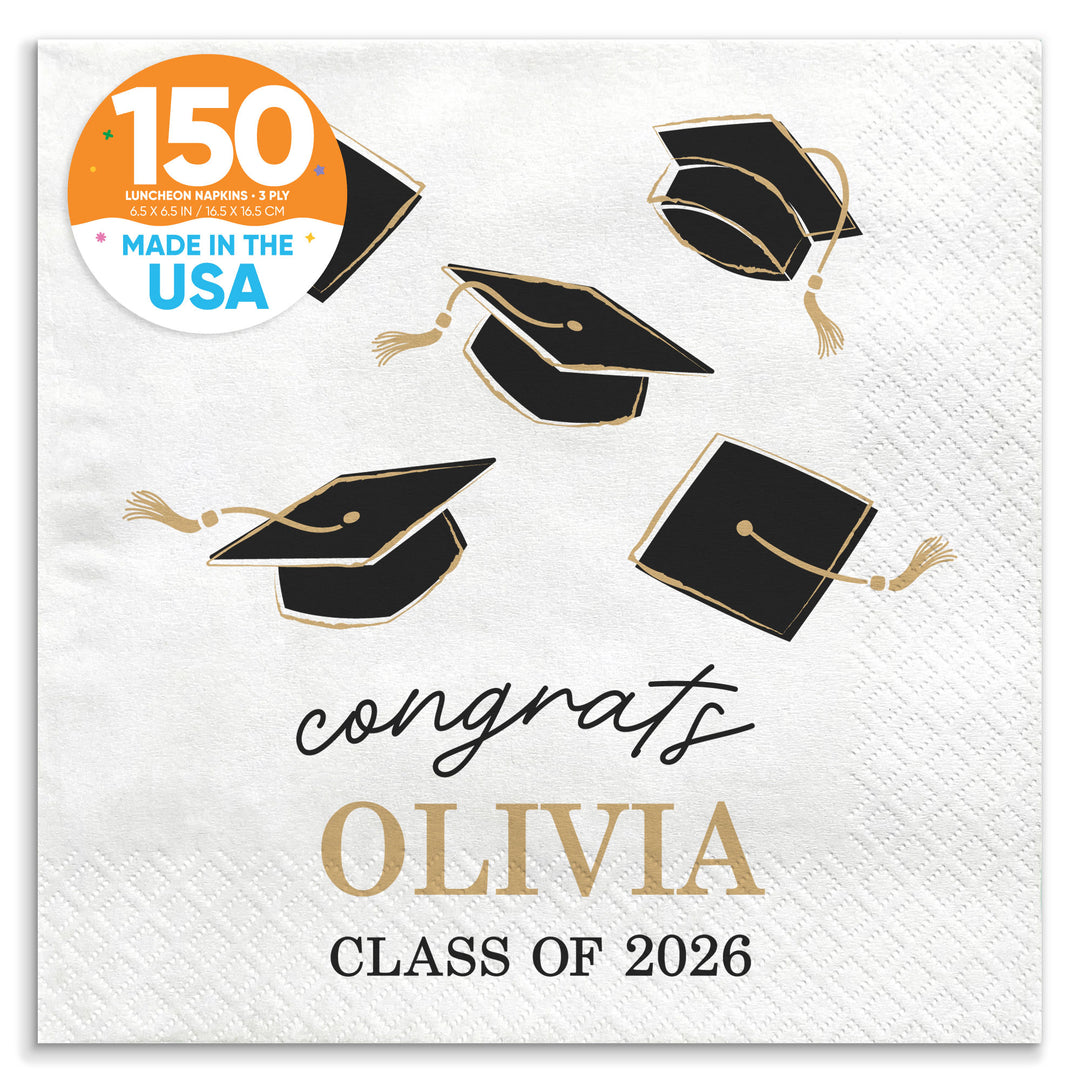 Custom Text - Grad Napkins